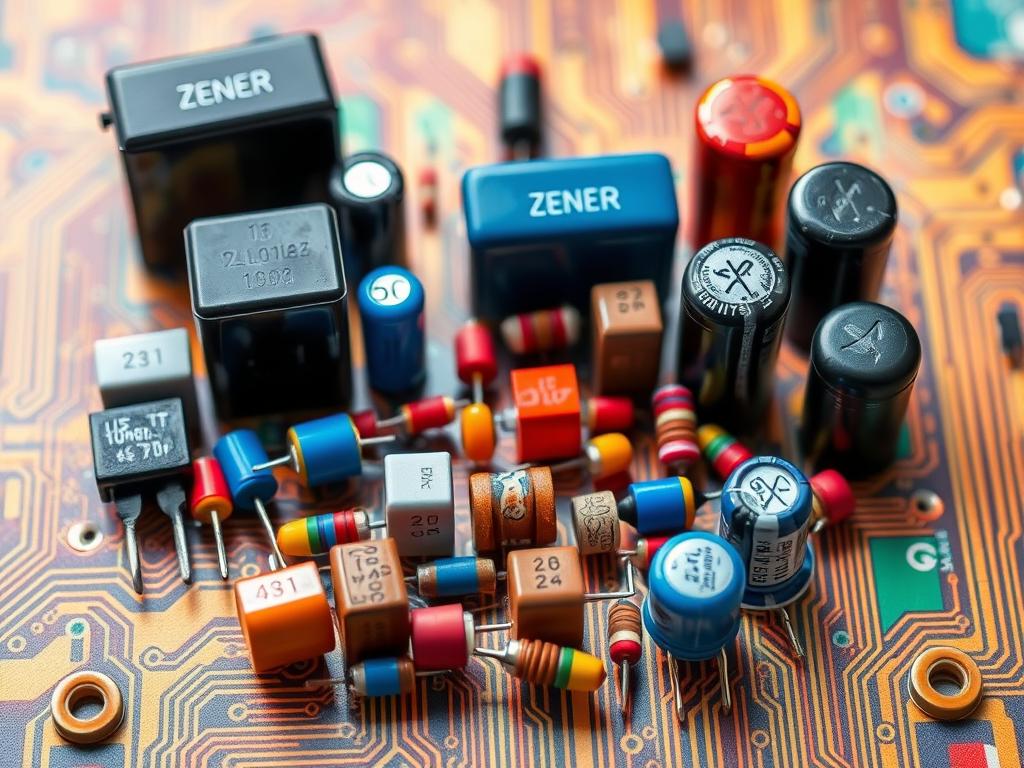 Zener voltage selection components Zener voltage selection components