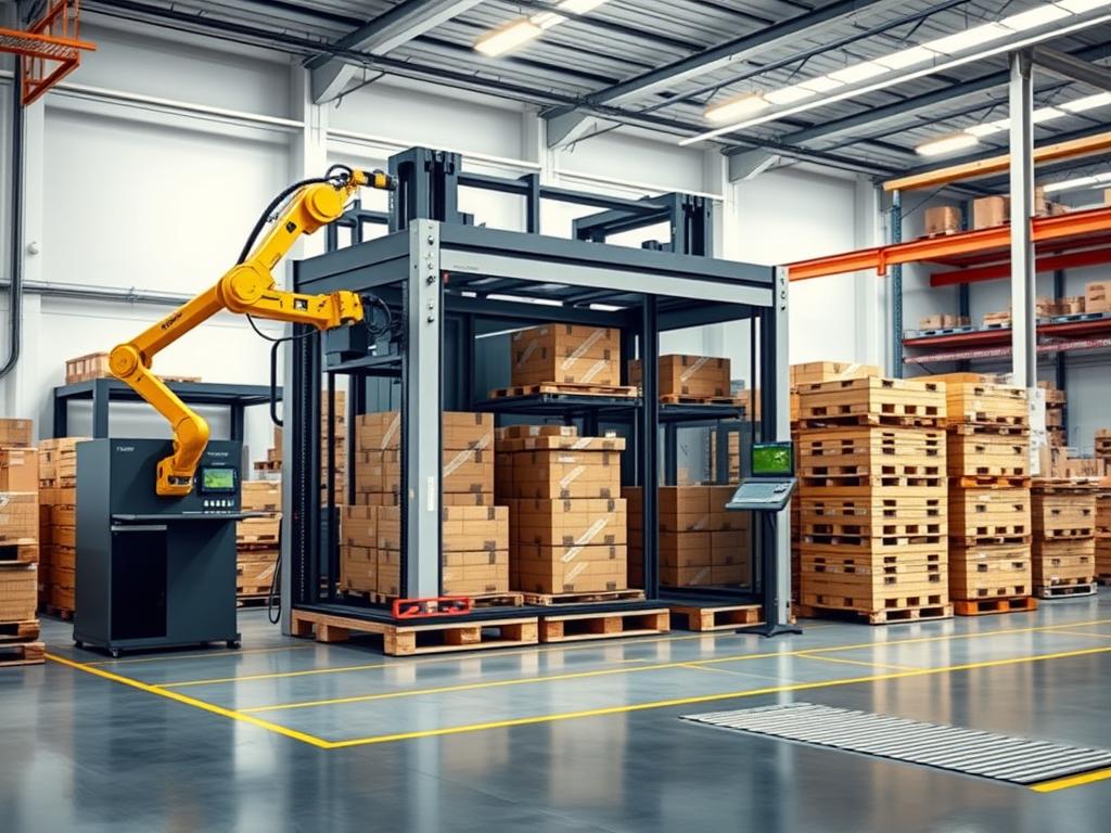 Compact palletizer system compatibility Compact palletizer system compatibility