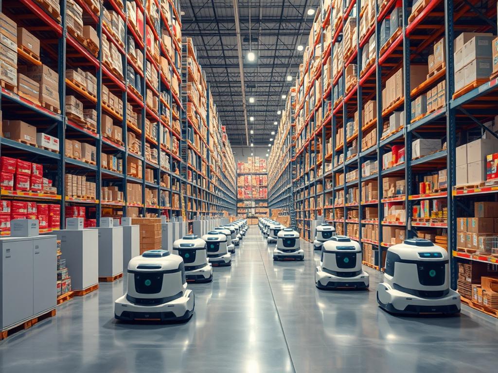 Industrial mobile robots in warehousing